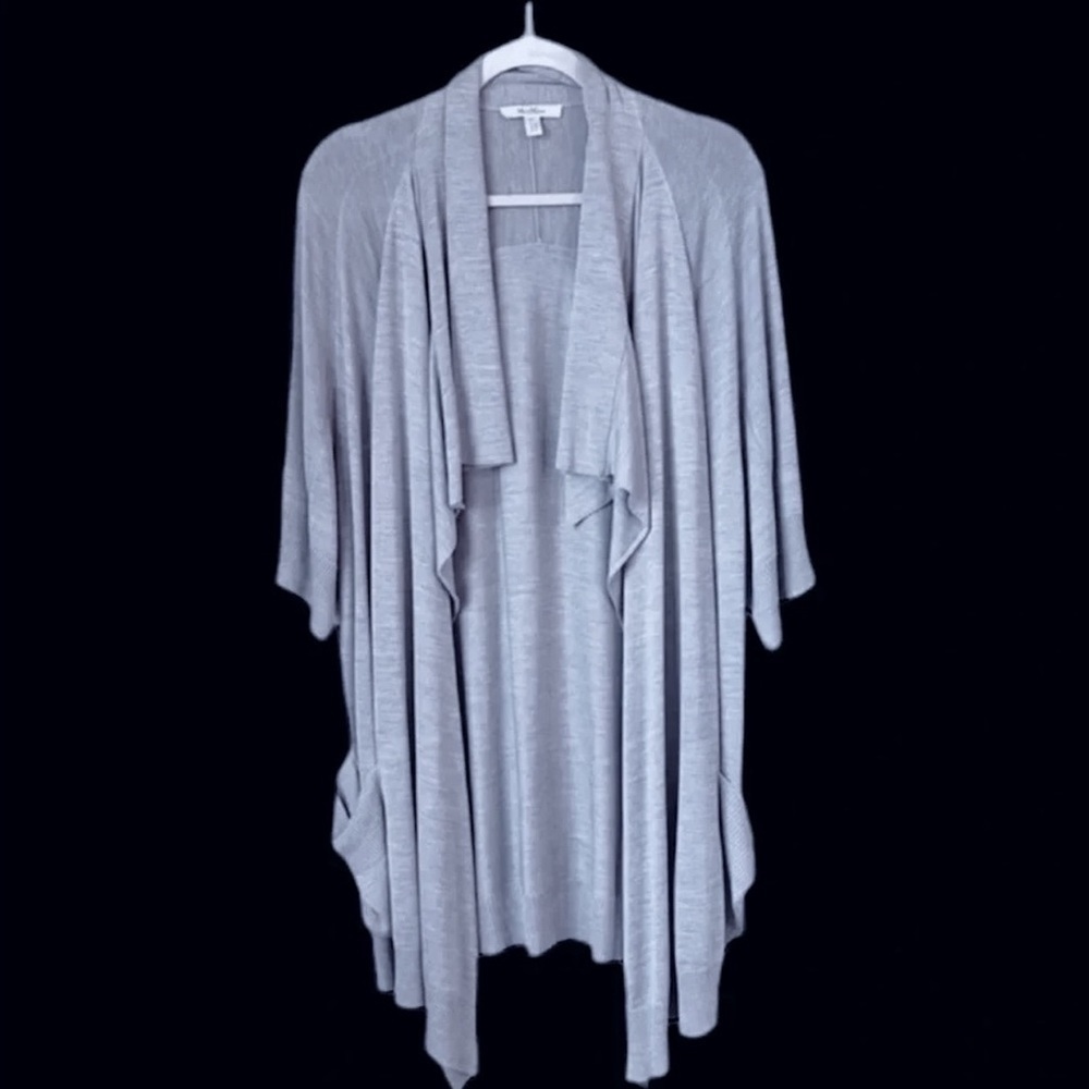 Max Mara silk cardigan classic luxury chic office minimalist preppy
